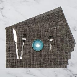 Grey Two Tone Placemats - 6 Pack