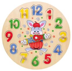 Extra Thick Wooden Clock Puzzle