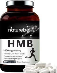 Maximum Strength Hmb Capsules 1000MG Per Serving 180 Counts Supports Muscle Recovery Hmb Supplements For Men And Women No Gmos
