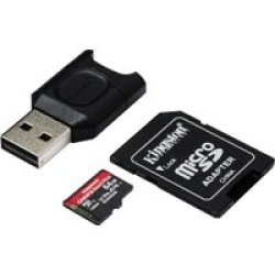 Kingston Technology Canvas React Plus 64GB Microsd UHS-11 Memory Card Class 10