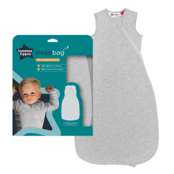 Tommee Tippee Baby Sleep Bag The Original Grobag 6-18M 1.0 Tog Sky Grey Marl