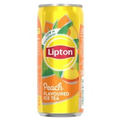 Lipton Ice Tea Peach Can 300ML - 24