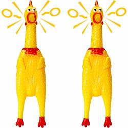 Screaming Chicken Shrilling Chicken Squawking Chicken Stress Relief Toys 16 Inches Novelty Gag Dog Toys Gift For Boys Girls Or Pets Anti-anxiety Toy Large Size
