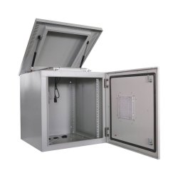 LinkQnet 12U IP45 Outdoor Wall Mount Cabinet - Grey