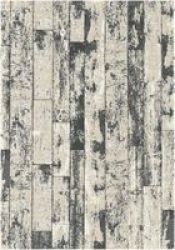 Rugs Warehouse Trendy Flow Wooden Floor Inspired Design Rug 120 X 170GREY And Cream