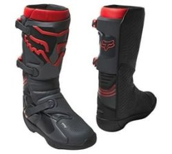 Fox Comp Black red Boots- UK 10 Us 12