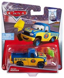 Disney pixar Cars Dexter Hoover With Yellow Flag Diecast Vehicle