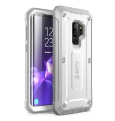 Samsung Galaxy S9+ Full Body Rugged Protective Case With Screen Protector White