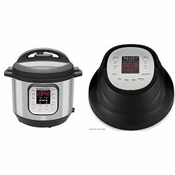 Instant Pot Duo 7-IN-1 Electric Pressure Cooker Slow Cooker Saute Yogurt Maker 6 Quart 14 One-touch Programs & Air Fryer Lid 6 In 1