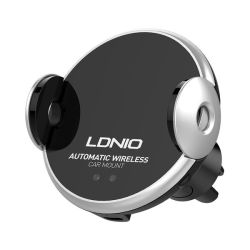 Ldnio MA02 Auto-clamping Car Phone Mount 10W Wireless Charging