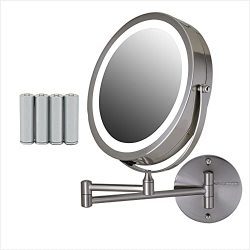 wall mounted makeup mirror