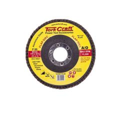 Tork Craft - Flap Sanding Disc 115MM 80 Grit A o - 4 Pack