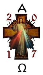 2017 - Divine Mercy Paschal Candle - 100 X 400mm