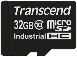 Transcend 32GB Industrial Microsdhc CLASS10 Card - Mlc