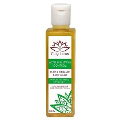 100 organic face wash