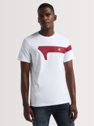 Men&apos S Graphic Slim White T-Shirt