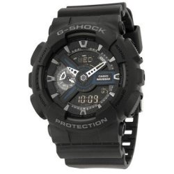 Casio G-Shock Analog Digital World Time Black Dial Men's Watch