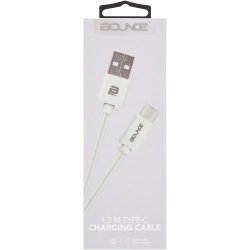 Bounce Cord Series 1M USB Type C Cable White