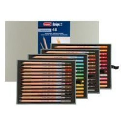 Design Aquarel Pencil Box 48 Assorted Colours