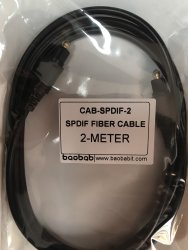 Baobab - Spdif Optical Cable - 2 Metres