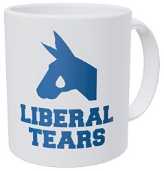 Wampumtuk Liberal Tears 11 Ounces Funny Coffee Mug Aa Class Ultra White 390 Grams Ceramic.