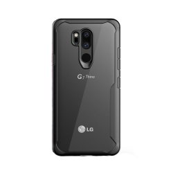 Transparent Protective Case With Black Frame For LG G7 Thinq