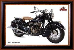 Indian Chief 1946 - Classic Metal Sign