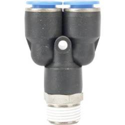 Pu Hose Fitting Y Joint 10MM-3 8 M
