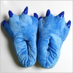 Stitch Plush Dinosaur Explosion Models Cotton Slippers - Blue 7
