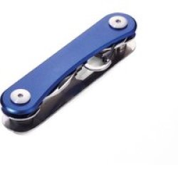 Keyring And MINI Tool Clever Key Blue