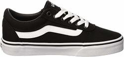 Vans Women's Low-top Sneakers Black Canvas Black White 187 4.5 UK