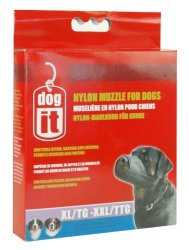 Dogit Nylon Dog Muzzle Black XL-XX-LARGE 11.8-INCH