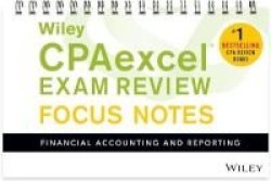 Wiley Cpaexcel Exam Review January 2017 Focus Notes - Financial Accounting And Reporting Paperback