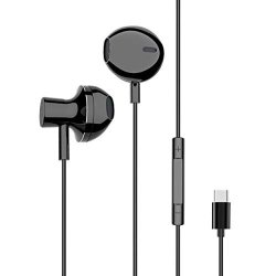 Kupoishe USB C Digital Earphones. Type C Hifi Stereo Headphones Gym Sports Earbuds Headsets For Google Pixel 2 3 XL Samsung Essential Moto Huawei