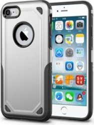Tuff-Luv - Rugged Shockproof Cover For Apple Iphone 7 8 And Iphone Se 2020 - Silver