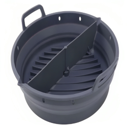 Round Food Grade Silicone Air Fryer Liner pot