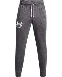 Men's Ua Rival Terry Joggers - Pitch Gray Full HEATHER-012 Sm