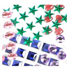 Adhesive Back Craft Jewels 4-PACK Of 500