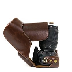 Megagear "ever Ready" Protective Leather Camera Case Bag For Nikon D5600 D5500 18-140MM 18-105MM Dslr Camera