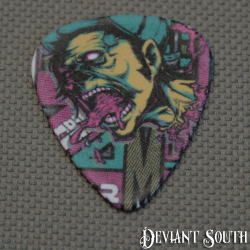 Double-sided Printed Plectrum - Zombie Barf