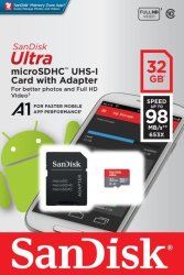 SanDisk Ultra 32GB Microsdhc Class 10 Uhs-i Memory Card