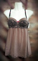 Night Dress With G-string 2 Colors Available