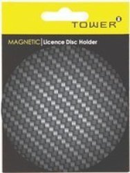 : Magnetic License Disc Holder - Carbon Fibre