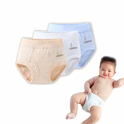 Cobroo Newborn Baby Boys' Cotton Training Pants Brief Toddler Kids 2-3T 3 Pack