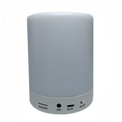 Portable Outdoor Wireless Speaker Touch Lamp Speaker - White