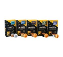 Assorted Flavoured Nespresso Compatible Capsules Bundle Of 50