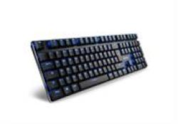 Sharkoon Purewriter Mechanical USB Lkeyboard With Nuetral Blue LED Illumination - 1000HZ Max Polling Rate - Red Switch Retail Box 1 Year Warranty
