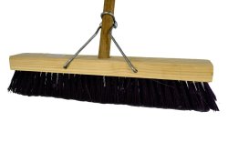 Yard Broom Hard 380MM With Wooden Handle