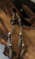 Handcrafted Earrings - Feathers