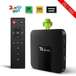 TX3 MINI Android 7.1 Tv Box 2GB 16GB 4K Tv Amlogic S905W Quad Core H.265 Decoding 2.4GHZ Wifi Tv Box
